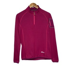 Sherpa Adventure Gear Pink Half Zip Pullover Sweater Medium
